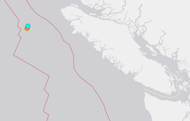 UPDATE: Second earthquake off Port Alice late Wednesday night