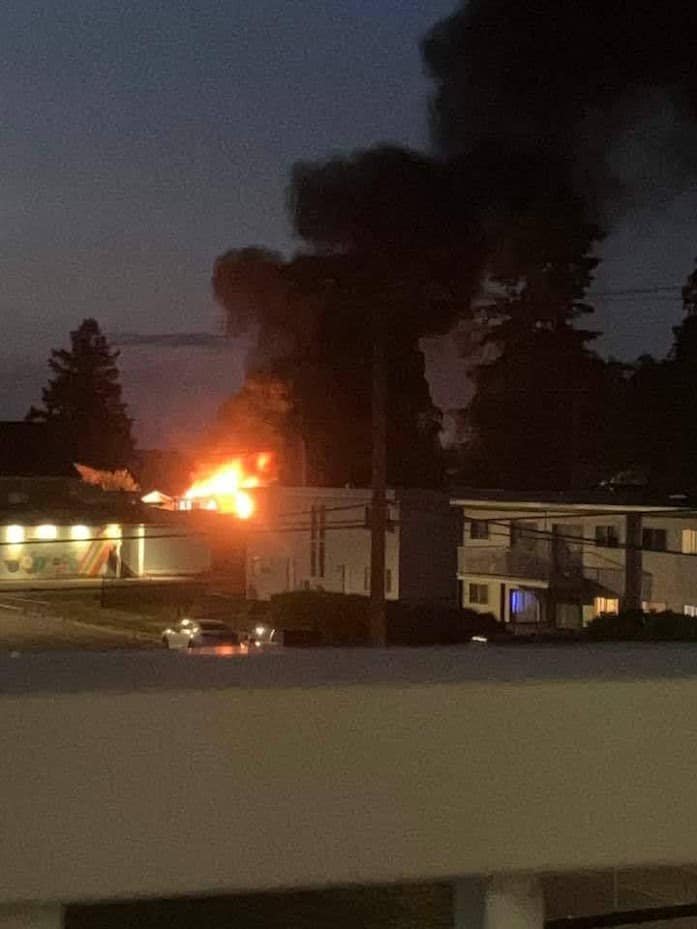 Firefighters avert disaster with quick response to Colwyn fire