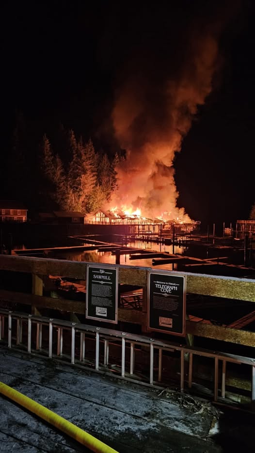 Residents share thoughts online following Telegraph Cove Fire