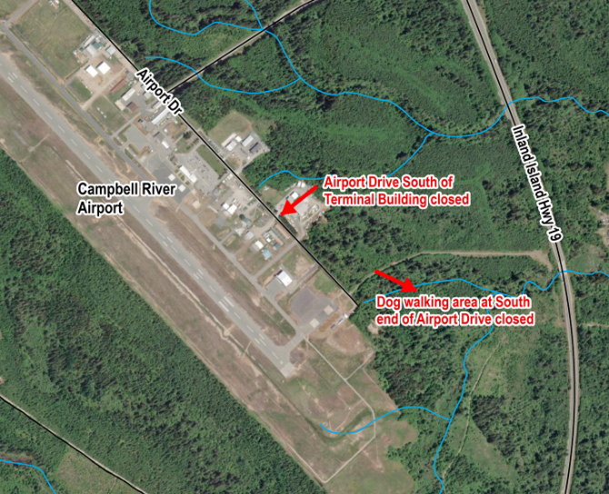 Access remains restricted for Airport Drive south after fuel spill