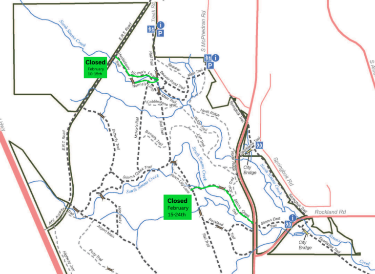 Trail closures to install new bridges coming to Beaver Lodge Lands