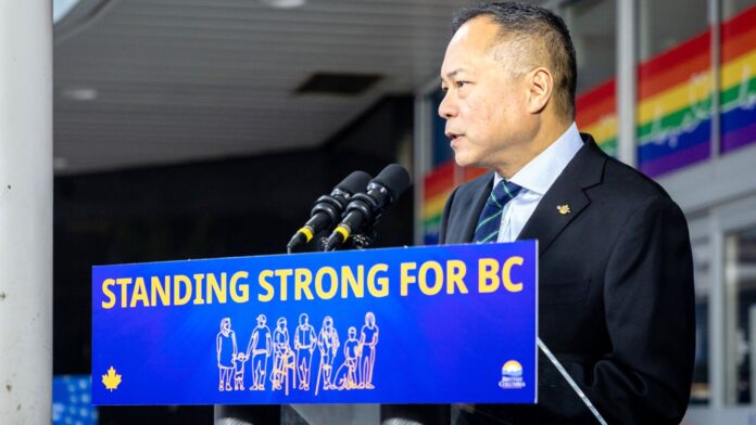 Terry Yung, Minister of State for Community Safety and Integrated Services, announces a new program May 30, 2025. | Province of BC photo