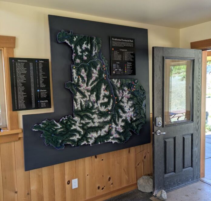 Photo of New 3d map at SPWC